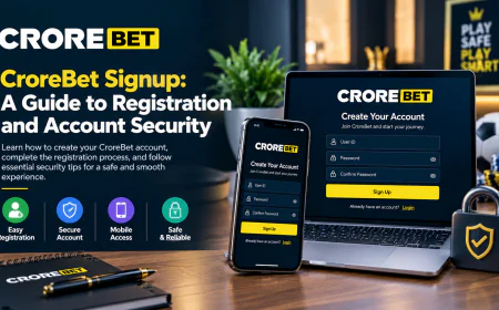 CroreBet Signup: A Guide to Registration and Account Security