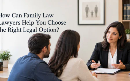 How Can Family Law Lawyers Help You Choose the Right Legal Option?