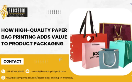 How High-Quality Paper Bag Printing Adds Value to Product Packaging