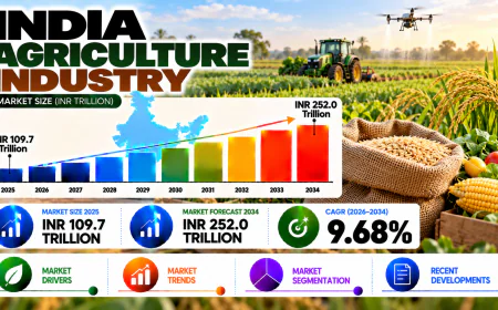 Agriculture Industry in India 2026–2034: Farm Mechanization, Precision Agriculture & Sustainable Crop Productivity