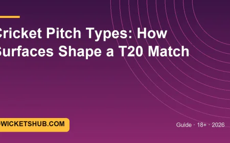 Cricket Pitch Types: How Surfaces Shape a T20 Match