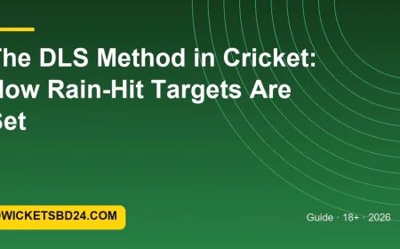 The DLS Method in Cricket: How Rain-Hit Targets Are Set