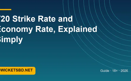 T20 Strike Rate and Economy Rate, Explained Simply