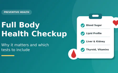 Full Body Health Checkup: Why It Matters and Which Tests to Include