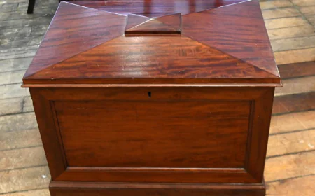 Antique Victorian Cellarette Wine Cooler Mahogany 1840 – Classic Storage with Timeless Victorian Charm