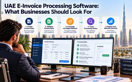 UAE E-Invoice Processing Software: What Businesses Should Look For