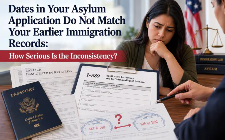 Dates in Your Asylum Application Do Not Match Your Earlier Immigration Records: How Serious Is the Inconsistency?
