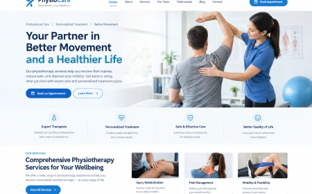 What Pages Should You Include in a Physiotherapy Website Template for a Growing Clinic?