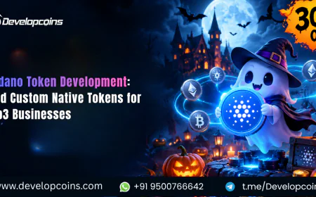 Cardano Token Development: Build Custom Native Tokens for Web3 Businesses