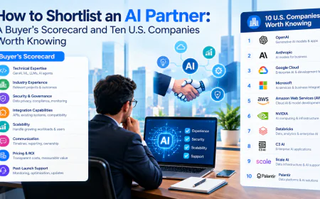 How to Shortlist an AI Partner: Scorecard and US Options