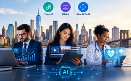AI in New York: What Finance, Media and Health Teams Need