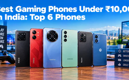 Best Gaming Phones Under ₹10,000 in India (2026): 6 Picks for BGMI & Free Fire