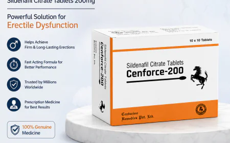 Cenforce 200: A Simple Guide To Sildenafil 200 Mg