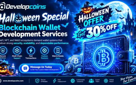 Blockchain Wallet Development: Build Secure Crypto Wallets This Halloween with Developcoins