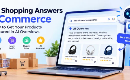 AI Shopping Answers eCommerce: How to Get Your Products Featured in AI Overviews