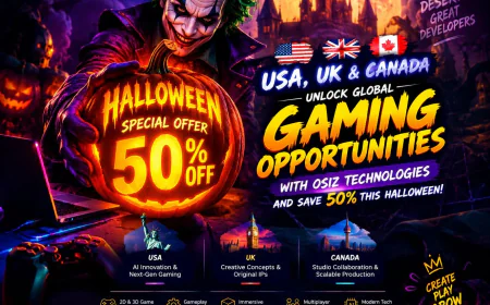 USA, UK & Canada: Unlock Global Gaming Opportunities with Osiz Technologies and Save 50% This Halloween!