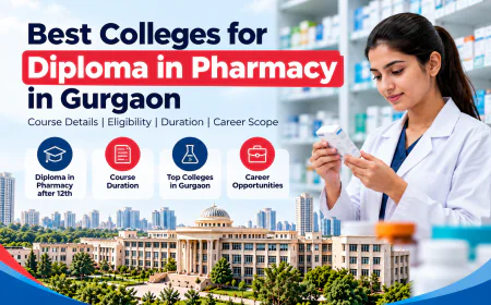Best Colleges for Diploma in Pharmacy in Gurgaon: Eligibility, Duration and Career Scope