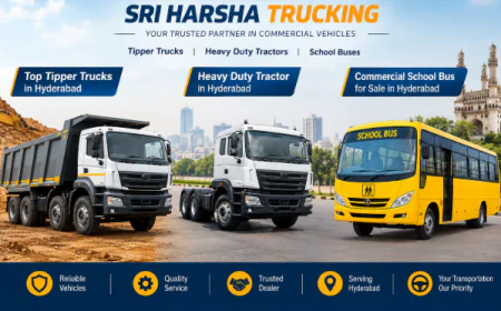 Choosing the Right Tipper Trucks, Heavy Duty Tractors, and School Buses in Hyderabad