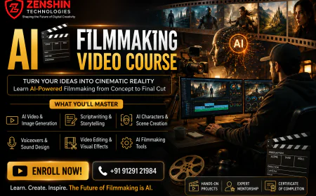 What skills should you learn to develop AI-powered films and creative video projects?
