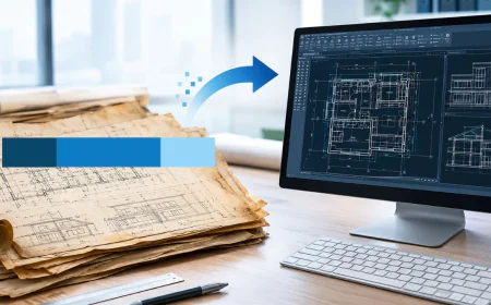 How to Convert Scanned Architectural Drawings into DWG Files