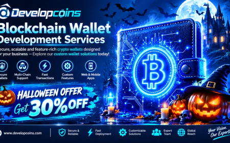 Halloween Special Offer on Blockchain Wallet Development Services – Build Your Crypto Wallet with Developcoins