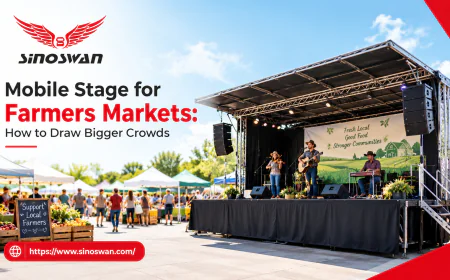 Mobile Stage for Farmers Markets: How to Draw Bigger Crowds