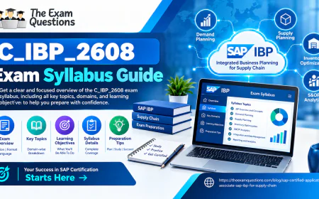 C_IBP_2608 Exam Syllabus Guide: Topics to Review for SAP IBP Certification