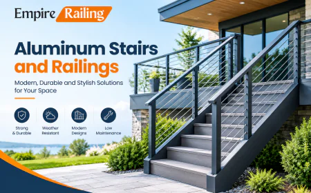 Aluminum Stairs and Railings: Choosing What Works for Your Property