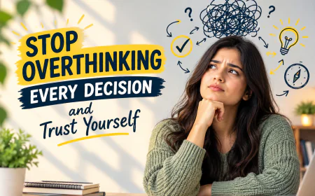 How to Stop Overthinking Every Decision and Trust Yourself