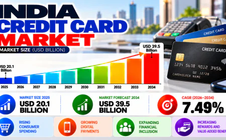 India Credit Card Market Growth Trends and Industry Outlook: Forecast Through 2034