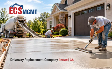 Reliable Driveway Replacement Company Roswell GA for Quality Concrete Work