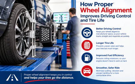 How Proper Wheel Alignment Improves Driving Control and Tire Life
