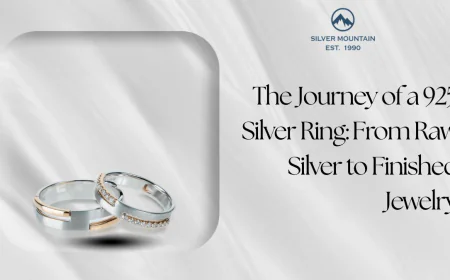 The Journey of a 925 Silver Ring: From Raw Silver to Finished Jewelry