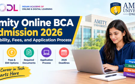 Amity Online BCA Admission 2026: Eligibility, Fees, and Application Process