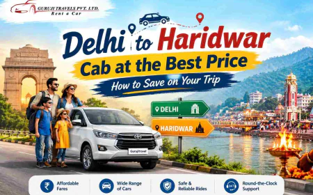Delhi to Haridwar Cab at Best Price | Gurujitravel