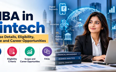 MBA in Fintech: Course Details, Eligibility, Scope and Career Opportunities