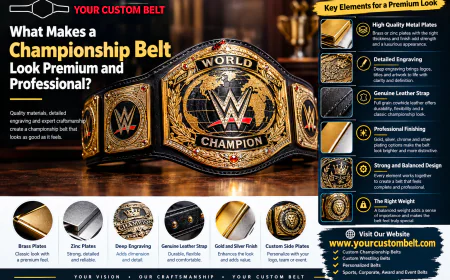 What Makes a Championship Belt Look Premium and Professional?