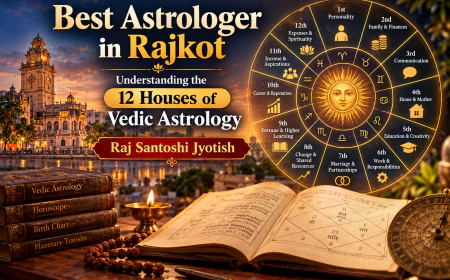 Best Astrologer in Rajkot: Understanding the 12 Houses of Vedic Astrology