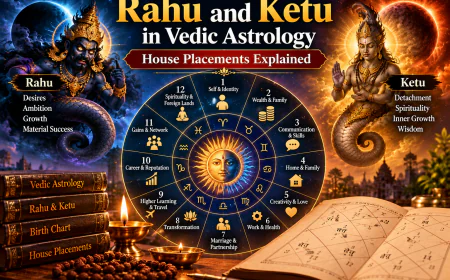 Rahu and Ketu in Vedic Astrology: House Placements Explained