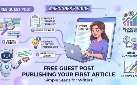 Free Guest Post: A Beginner's Guide to Publishing Your First Article