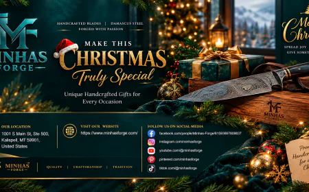 Christmas Gift Ideas: Unique Handcrafted Gifts from Minhas Forge