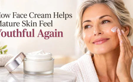 How Face Cream Helps Mature Skin Feel Youthful Again