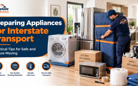 Preparing Whitegoods and Kitchen Appliances for Interstate Transport