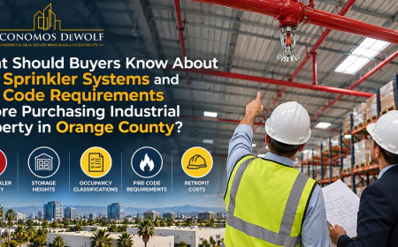 What Should Buyers Know About Fire Sprinkler Systems and Fire Code Requirements Before Purchasing Industrial Property in Orange County?