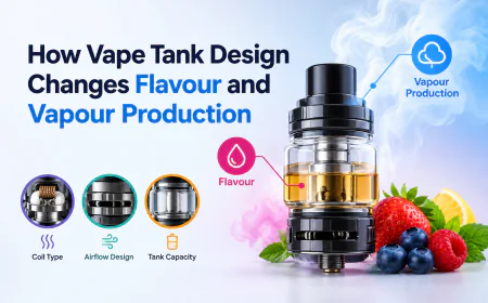 How Vape Tank Design Changes Flavour and Vapour Production?
