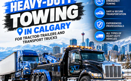 Heavy-Duty Towing in Calgary for Tractor-Trailers and Transport Trucks
