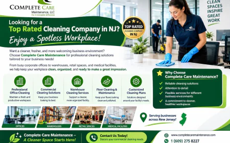 Keep Your Workplace Spotless with New Jersey Floor and Office Cleaning Services