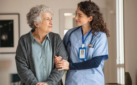 Private Nurse at Home for Patient Comfort