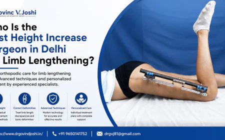 Who Is the Best Height Increase Surgeon in Delhi for Limb Lengthening?
