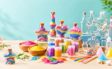Easy Sand Art Crafts for Summer Camp